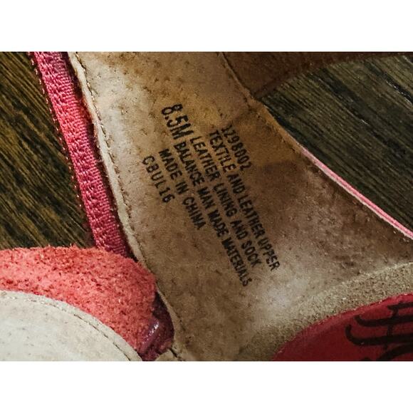 Sofft Multicolor Elastic Crisscross Cork Wedge Sandals Zipper Boho Chic Size 8.5 - Picture 9 of 10